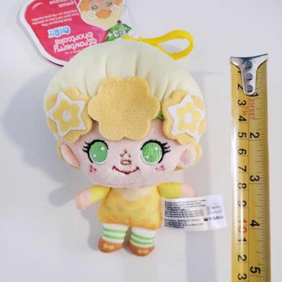 Strawberry Shortcake 4" Plush Cheebee Backpack Clips - Lot of 4 BNWT - Picture 10 of 13